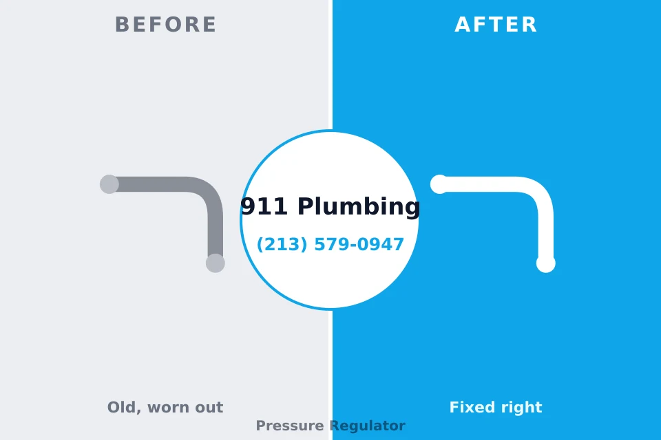 Before and after: plumbing company Crescent City, CA